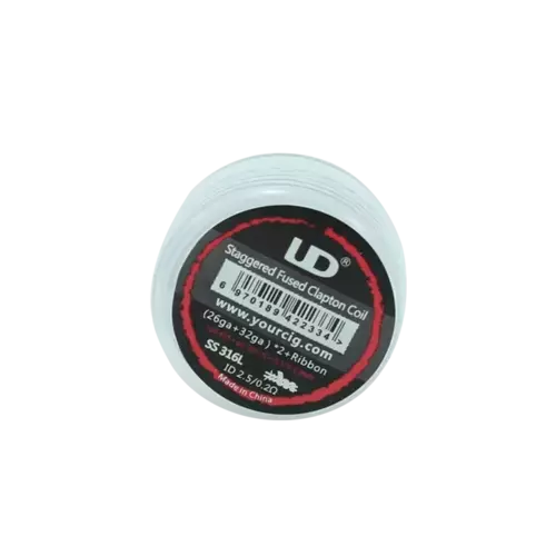 UD Staggered Fused Clapton (SS316L) pre-made coils (10 stuks)